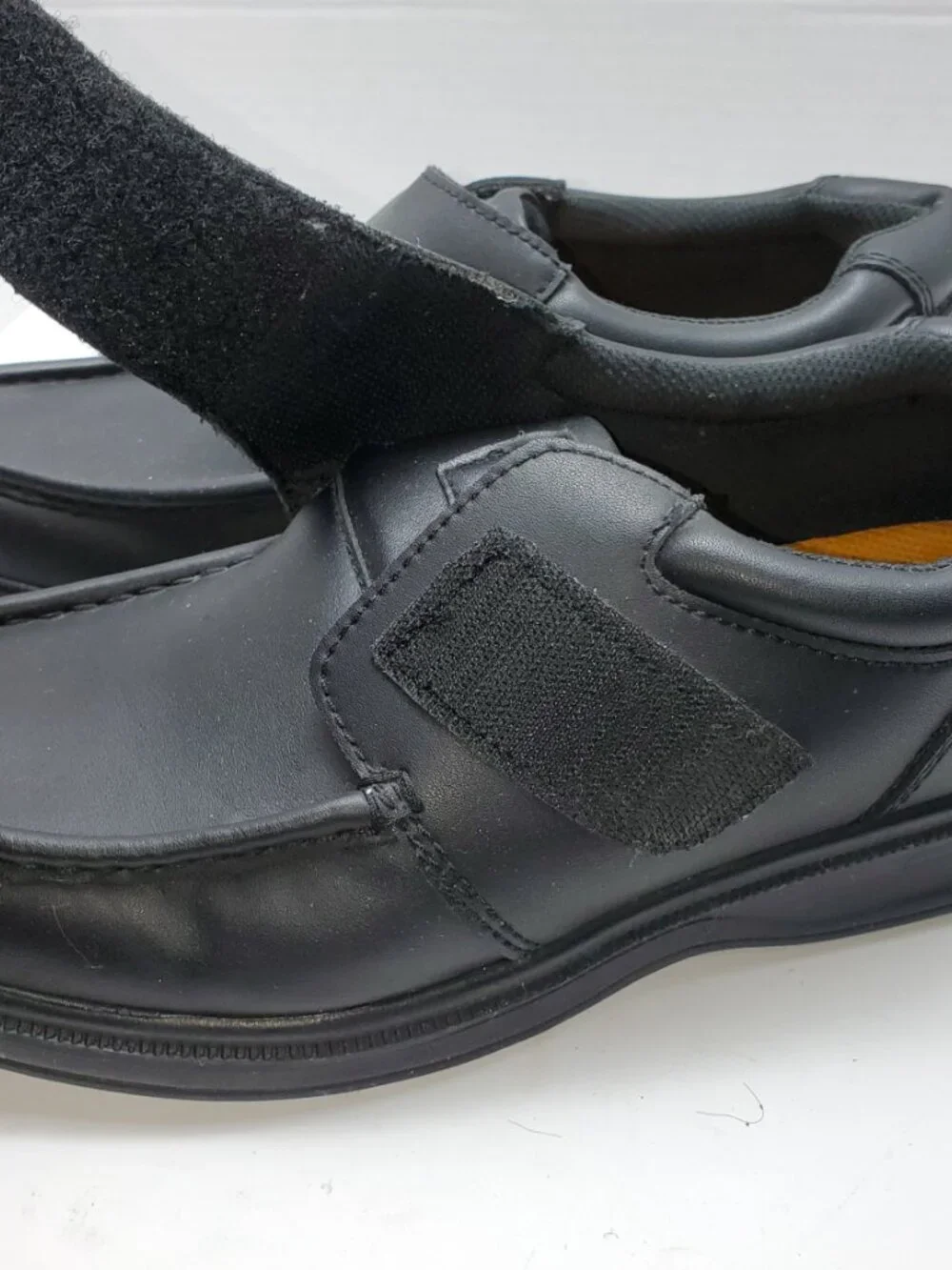 Earth Spirit Men's Layton Black Leather Shoes, Size 10W